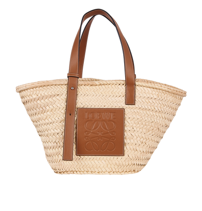 Small Raffia Basket, &pound;295, Front view